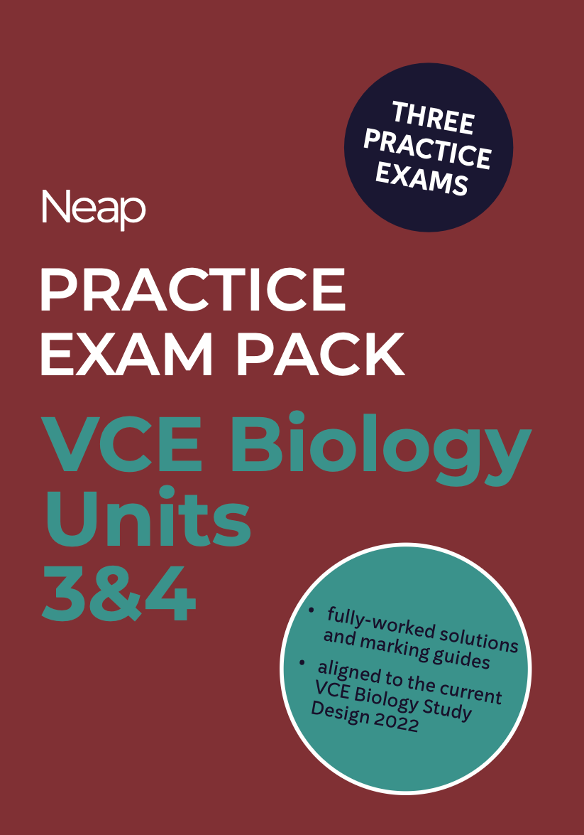 Neap Practice Exam Pack: VCE Biology Units 3&4 (3 Exams)