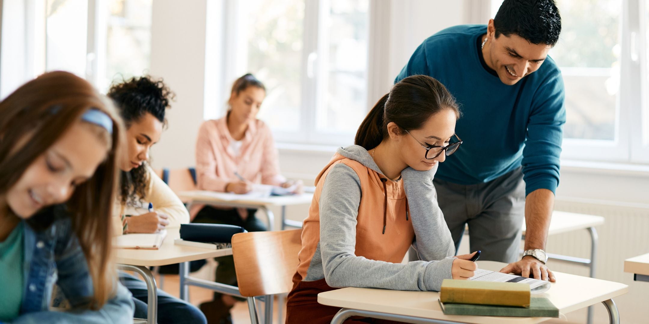 Female high school student