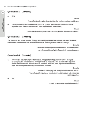 Neap Assessment Series: QCE Chemistry Units 3&4