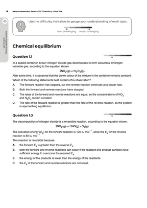 Neap Assessment Series: QCE Chemistry Units 3&4