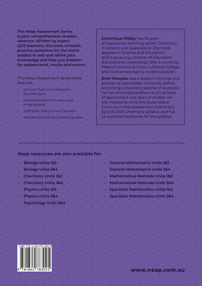 Neap Assessment Series: QCE Chemistry Units 3&4