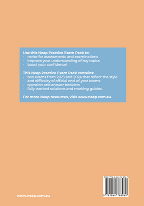 Neap Practice Exam Pack: VCE Chemistry Units 1&2 (2 Exams)