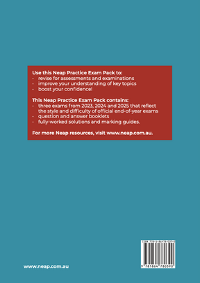 Neap Practice Exam Pack: VCE Mathematical Methods Units 3&4 2026 Edition (3 Exams)