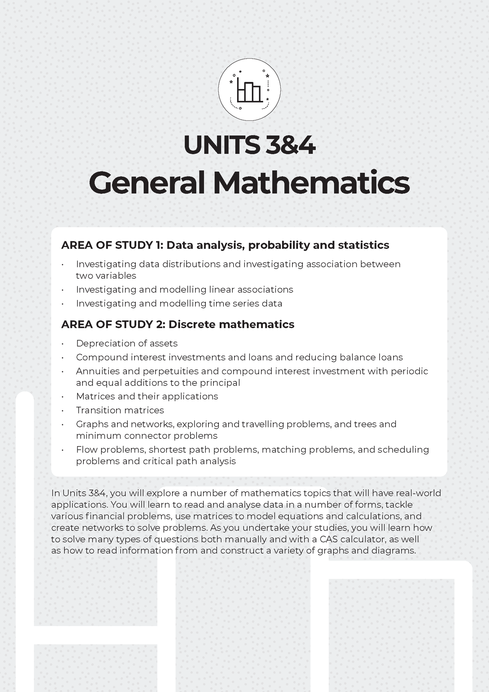 Math Book Layout Notes Vce Neap Assessment Series: VCE General Maths Units 3&4
