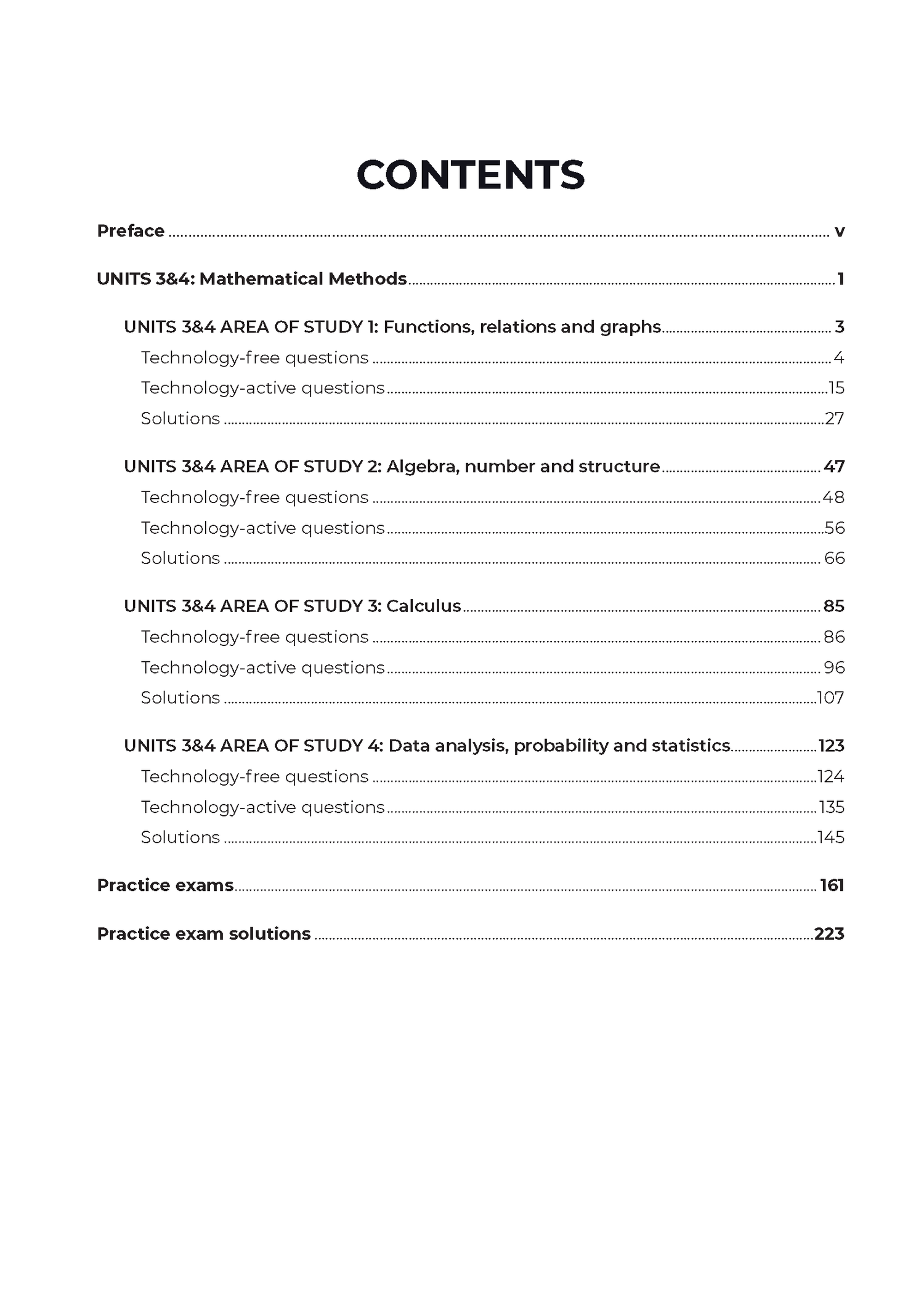 Neap Assessment Series: VCE Mathematical Methods Units 3&4